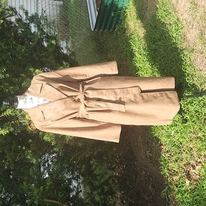 BANANA REPUBLIC ▪︎ Ultra Suede 3/4 Length Coat, Size M